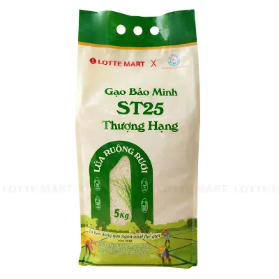Gạo ST25 Bảo Minh Lúa Ruộng Rươi 5kg