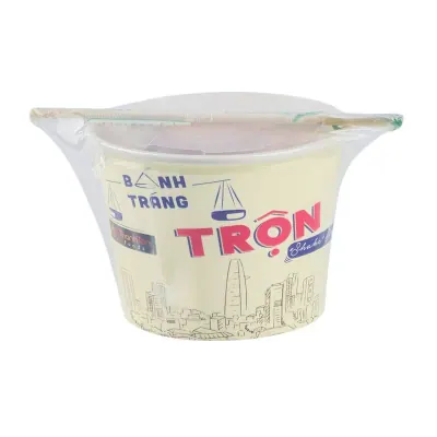 Bánh Tráng Trộn Gia Vị Thanh Tân Xuân Hồng Hộp Giấy 90g
