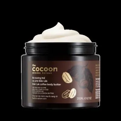 Bơ Dưỡng Thể Cà Phê Đắk Lắk Cocoon 200ml