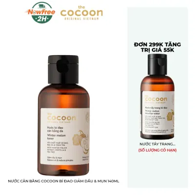 Nước Cân Bằng Cocoon Bí Đao Giảm Dầu & Mụn 140ml