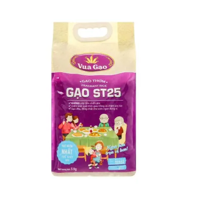 Gạo Thơm ST25 Vua Gạo Bịch 5kg