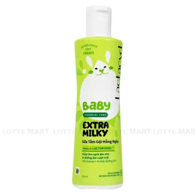 Sữa Tắm Gội Em Bé Lactacyd Milky Chai 250ml