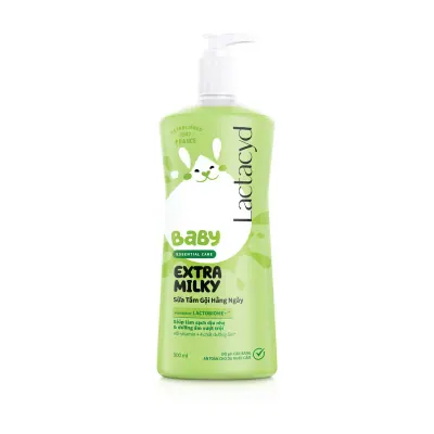 Sữa Tắm Gội Trẻ Em Lactacyd Extra Milky Chai 800ml