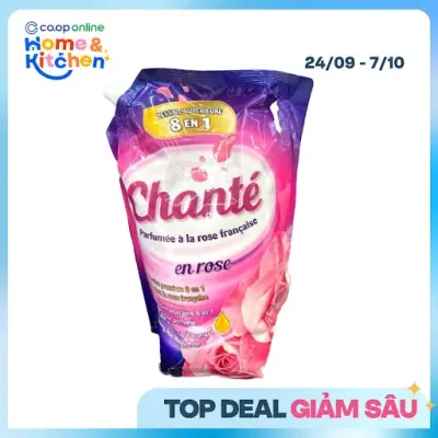 Nước Giặt Chante Rose Hoa Hồng Túi 3.4kg