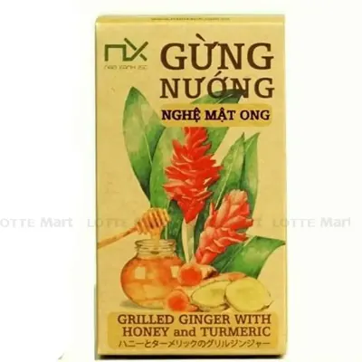 Gừng Nướng Nghệ Mật Ong Nam Xanh Hộp 80g