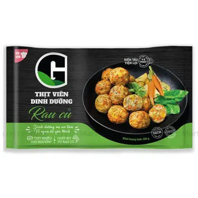 Thịt Viên Dinh Dưỡng Rau Củ Feddy G Kitchen Gói 300g