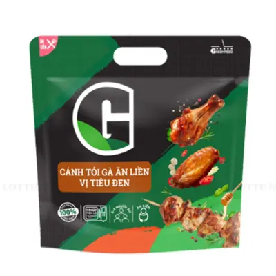 Cánh Tỏi Gà Ăn Liền Vị Tiêu Đen G Kitchen 250g