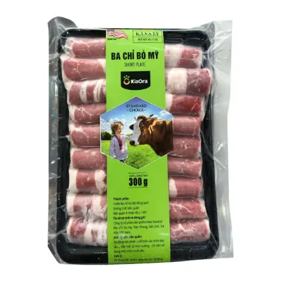 Ba Chỉ Bò Mỹ KiaOra 300g