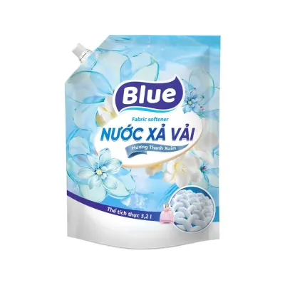 Nước Xả Vải Blue Đậm Đặc Hương Thanh Xuân Túi 3.2L