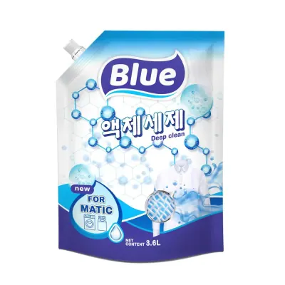 Nước Giặt Xả Blue Hương Thanh Xuân Cho Máy Giặt Cửa Trước và Cửa Trên Túi 3.6L