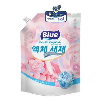 Nước Giặt Blue Muối Hồng Himalaya Túi 3.2L