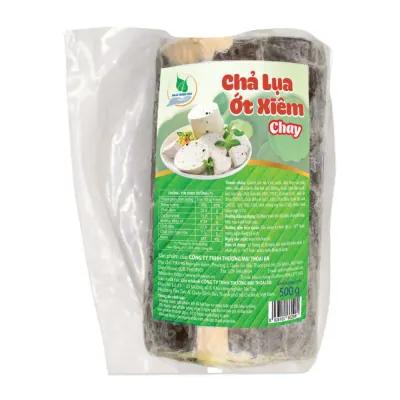Chả Lụa Ớt Xiêm Chay Thoại An 500g