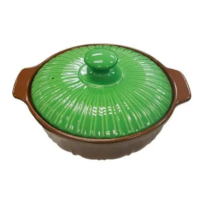 Nồi Đất Nắp Sứ Dong Hwa 402 – 700ml