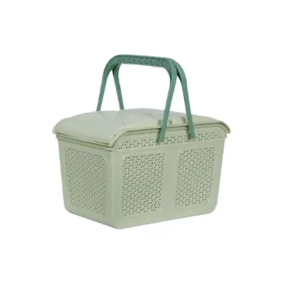 Giỏ Nhựa Quai Nắp 2606-Size L