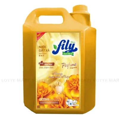 Nước Giặt Xả Fily Hương Nước Hoa Pháp Cho Máy Giặt Cửa Trước và Cửa Trên Can 5kg