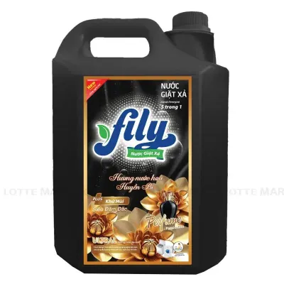 Nước Giặt Xả Fily Hương Huyền Bí Cho Máy Giặt Cửa Trước và Cửa Trên Can 5kg