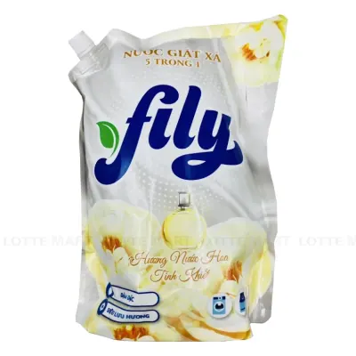Nước Giặt Xả Fily Hương Tinh Khiết Cho Máy Giặt Cửa Trước và Cửa Trên Túi 3.6kg