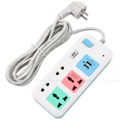 Ổ Cắm Điện Comet CES4223 4 Lỗ 2 USB 3m