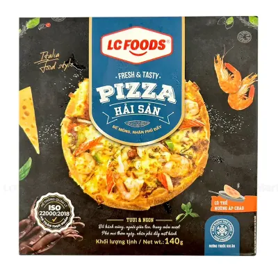 Pizza Hải Sản LC Foods Hộp 140g