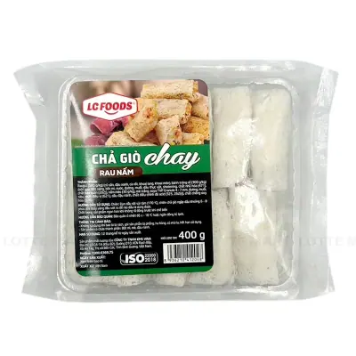 Chả Giò Chay Rau Nấm LC Foods Gói 400g