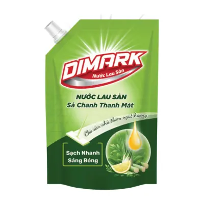 Nước Lau Sàn Dimark Sả Chanh Thanh Mát Túi 3.5kg
