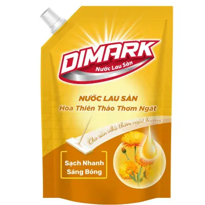 Nước Lau Sàn Dimark Hoa Thiên Thảo Thơm Ngát Túi 3.5kg