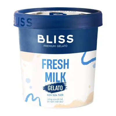 Kem Bliss Sữa Tươi 473ml