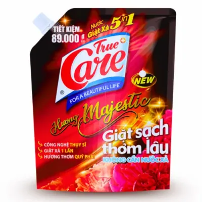 Nước Giặt Xả 5in1 Truecare Đỏ Túi 4.2kg