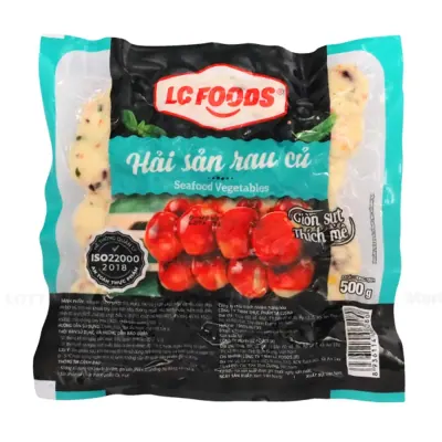 Viên Hải Sản Rau Củ LC Foods Gói 500g