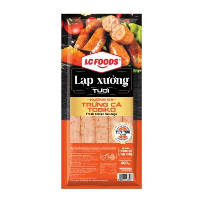 Lạp Xưởng Tươi Trứng Cá LC Foods 600g