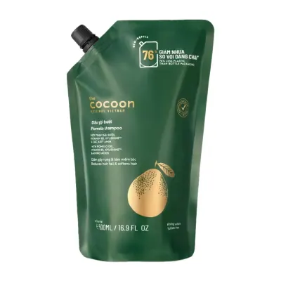 Túi Refill Dầu Gội Bưởi Cocoon Không Sulfate và Giảm Gãy Rụng 500ml