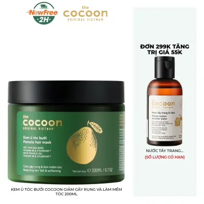 Kem Ủ Tóc Bưởi Cocoon Giảm Gãy Rụng và Làm Mềm Tóc 200ml