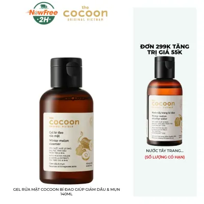 Gel Rửa Mặt Cocoon Bí Đao Giúp Giảm Dầu & Mụn 140ml