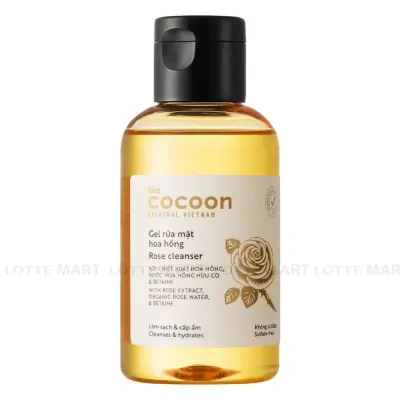 Gel Rửa Mặt Cocoon Chiết Xuất Hoa Hồng 140ml