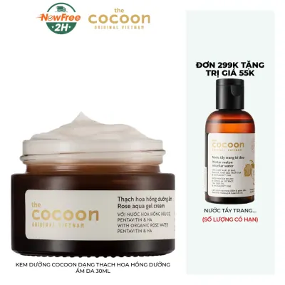 Kem Dưỡng Cocoon Dạng Thạch Hoa Hồng Dưỡng Ẩm Da 30ml