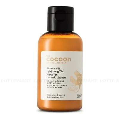 Sữa Rửa Mặt Cocoon Chiết Xuất Nghệ Hưng Yên 140ml