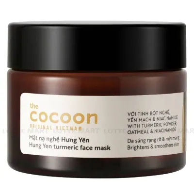Mặt Nạ Cocoon Chiết Xuất Nghệ Hưng Yên Giúp Da Rạng Rỡ Mịn Màng 30ml