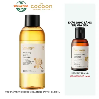 Nước Tẩy Trang Cocoon Hoa Hồng Cấp Ẩm Da 310ml