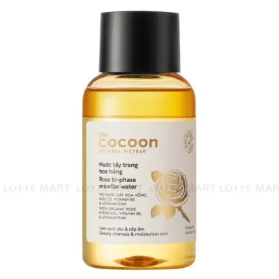 Nước Tẩy Trang Cocoon Chiết Xuất Hoa Hồng Cấp Ẩm Da 140ml