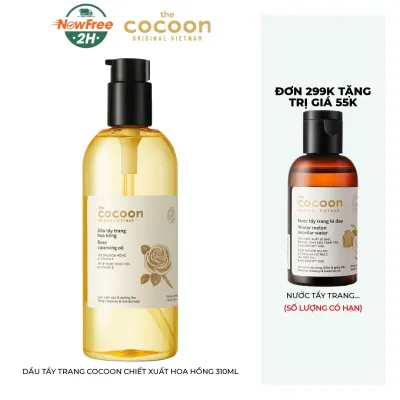 Dầu Tẩy Trang Cocoon Chiết Xuất Hoa Hồng 310ml
