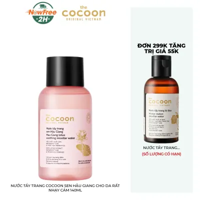 Nước Tẩy Trang Cocoon Sen Hậu Giang Cho Da Rất Nhạy Cảm 140ml