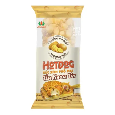 Hotdog Xúc Xích Phô Mai Khoai Tây Hoa Doanh 125g