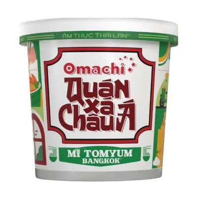Mì Omachi Quán Xá Châu Á Vị Tomyum Ly 96g