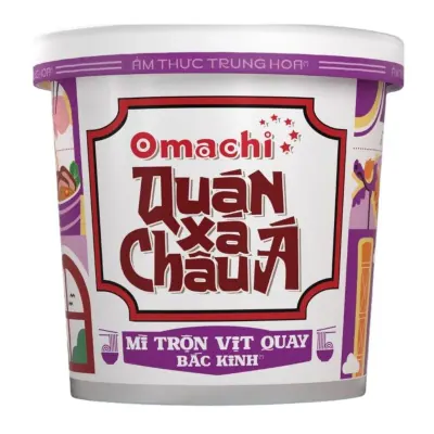 Mì Omachi Quán Xá Châu Á Vịt Quay Ly 93g