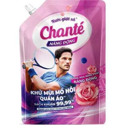 Nước Giặt Xả Chante 8in1 Năng Động Túi 3.2kg
