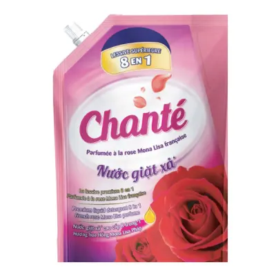 Nước Giặt Chante Hoa Hồng Mona Lisa Túi 3.05kg