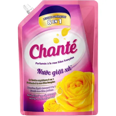 Nước Giặt Xả Chante Hương Hoa Hồng Eden Túi 3.05kg