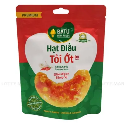 Hạt Điều Bà Tư Tỏi Ớt Túi 65g