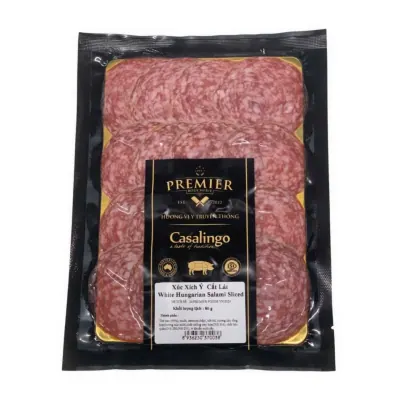 Xúc Xích Hungary Trắng Cắt Lát Premier Gói 80g