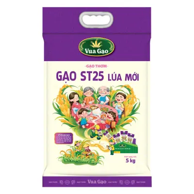 Gạo ST25 Lúa Mới Vua Gạo 5kg